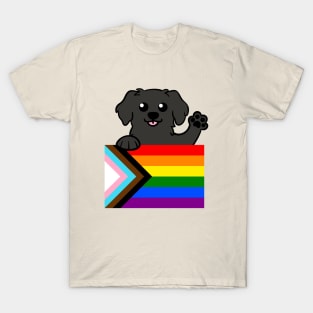 Love is Love Puppy - Black T-Shirt